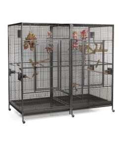 Montana Vogelvoliere Arkansas II, Ca. B204/H194/T100 Cm -Garten & Außenbereich 4315495 WE DE 008 NEU PP VoliereArkansasDunkelgrauHoehe194cm