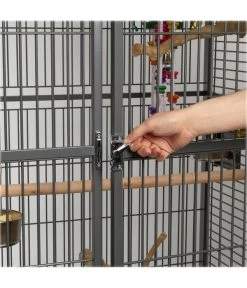 Montana Vogelvoliere Arkansas II, Ca. B204/H194/T100 Cm -Garten & Außenbereich 4315495 WE DE 010 NEU PP VoliereArkansasDunkelgrauHoehe194cm