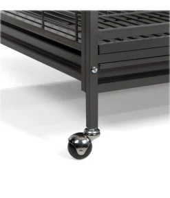 Montana Vogelvoliere Arkansas II, Ca. B204/H194/T100 Cm -Garten & Außenbereich 4315495 WE DE 013 NEU PP VoliereArkansasDunkelgrauHoehe194cm