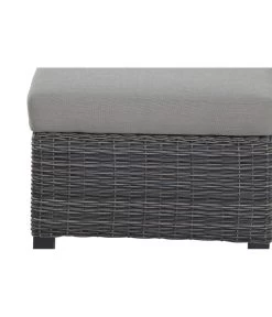 Siena Garden Hocker Corido, Ca. B63/H45/T61 Cm -Garten & Außenbereich 4330510 WE DE 002 Hockercoridocharcoal