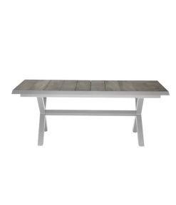 Siena Garden Ausziehtisch Sincro, Hellgrau, Ca. B200-260/H77/T100 Cm -Garten & Außenbereich 4331245 WE DE 003 Ausziehtischsincroweiss