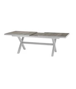 Siena Garden Ausziehtisch Sincro, Hellgrau, Ca. B200-260/H77/T100 Cm -Garten & Außenbereich 4331245 WE DE 008 Ausziehtischsincroweiss