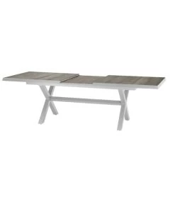 Siena Garden Ausziehtisch Sincro, Hellgrau, Ca. B200-260/H77/T100 Cm -Garten & Außenbereich 4331245 WE DE 009 Ausziehtischsincroweiss
