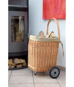 Dobar Kaminholzwagen, Ca. B45/H93/T43 Cm -Garten & Außenbereich 4364444 WE MO 002 dobarKaminholzwagen