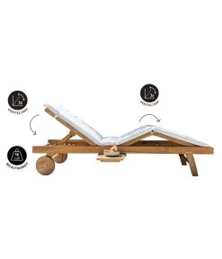 Dehner Rollliege Ravenna, Ca. B70/H89/T200 Cm 18 Dehner Rollliege Ravenna, Ca. B70/H89/T200 Cm -Garten & Außenbereich 4407086 WE FS 003 RollliegeRavenna