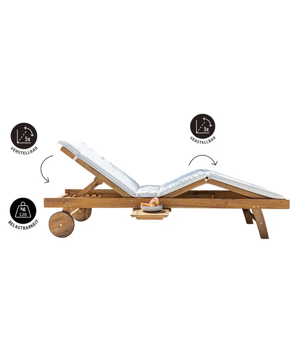 Dehner Rollliege Ravenna, Ca. B70/H89/T200 Cm 7 Dehner Rollliege Ravenna, Ca. B70/H89/T200 Cm – Bild 7