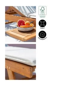 Dehner Rollliege Ravenna, Ca. B70/H89/T200 Cm 19 Dehner Rollliege Ravenna, Ca. B70/H89/T200 Cm -Garten & Außenbereich 4407086 WE IG 002 RollliegeRavenna