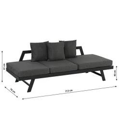 Dehner Funktionsliege Seattle -Garten & Außenbereich 4407318 WE BG 001 BankLiegeSeattleNeu