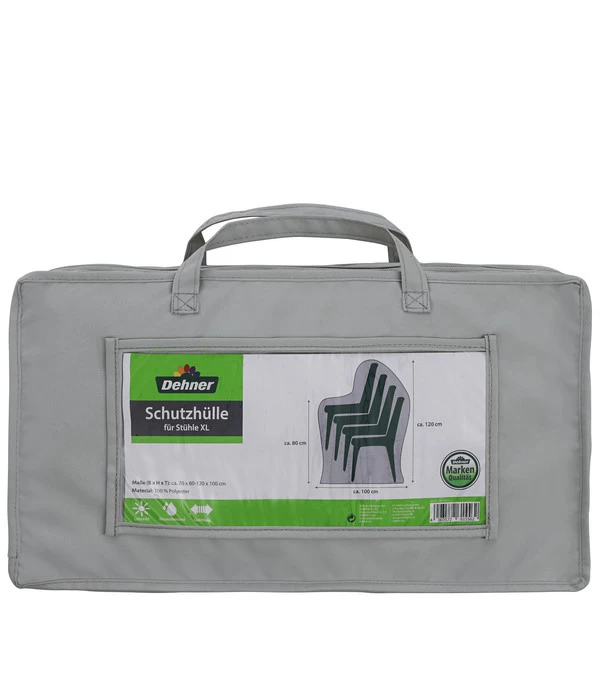 Dehner Abdeckhaube XL Für Stühle, 70x120x100 Cm, Grau 1 Dehner Abdeckhaube XL Für Stühle, 70x120x100 Cm, Grau