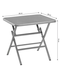 Dehner Klapptisch Chicago, Eckig -Garten & Außenbereich 4422382 WE BG 001 DehnerKlapptischChicagoeckig80x80cmNEU
