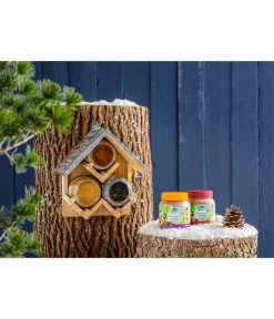 Dehner Natura Erdnussbutterhaus Triple -Garten & Außenbereich 4453304 WE M 002 DehnerNaturaErdnussbutterhausTriple