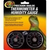 ZooMed Terrariumtechnik Analoges Dual-Thermometer Und Hygrometer
