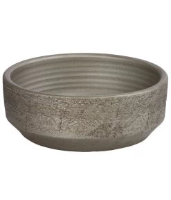 Dehner Keramik-Schale Kane, Rund, Braun, Ca. Ø24/H9 Cm