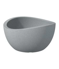 Scheurich Kunststoff-Topf Wave Globe, Rund, Ca. Ø39,3/H21 Cm