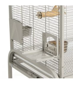 Montana Vogelvoliere Madeira Double, Plantinum -Garten & Außenbereich 5187562 WE D 003 PPVoliereNewMadeiraDoublePlatinum