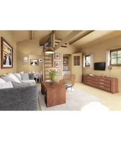 Weka Gartenhaus 155, Ca. B500/H358/T690 Cm -Garten & Außenbereich 608398 WE DE 003 GartenhausMueritzWeka