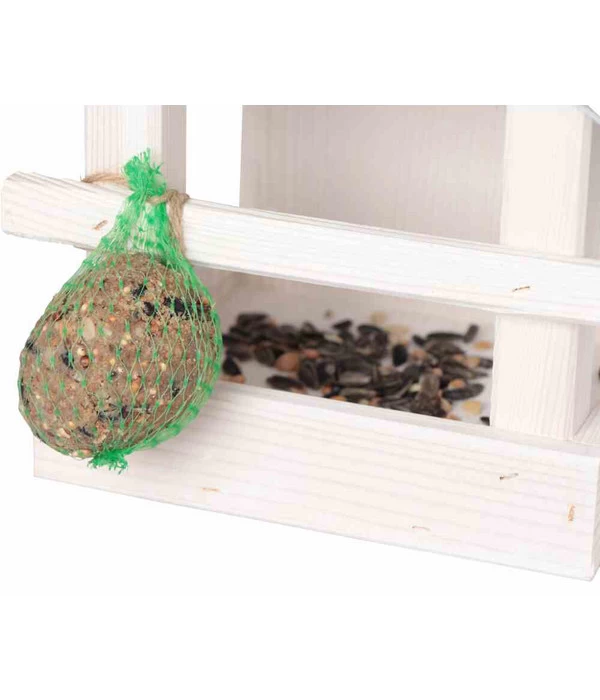 Siena Garden Vogelhaus Toulouse, Weiß/silber, Ca. B26/H21/T19 Cm 3 Siena Garden Vogelhaus Toulouse, Weiß/silber, Ca. B26/H21/T19 Cm – Bild 3