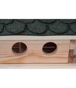 Siena Garden Vogelhaus Ybbs, Braun/grün, Ca. B36/H28/T28 Cm -Garten & Außenbereich 6601462 WE DE 002 GautzschWVVogelhaeuschen