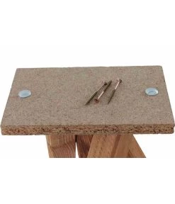 Siena Garden Vogelhausständer Leo, Braun, Ca. B16/H116/T16 Cm -Garten & Außenbereich 6601660 WE DE 002 GautzschVogelhausstaenderLeo