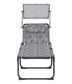 Siena Garden Campingliege Natura, Grau, Ca. B69/H43/T200 Cm -Garten & Außenbereich 6602981 WE FS 004 CampingliegeNatura