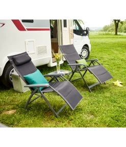 Siena Garden Camping Relaxstuhl Premium, Anthrazit -Garten & Außenbereich 6603021 WE MO 001 SienaGardenCampingRelaxstuhl PremiumAnthrazit