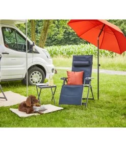 Siena Garden Camping Relaxstuhl Premium, Blau -Garten & Außenbereich 6603070 WE MO 001 SienaGardenCampingRelaxstuhLPremiumBlau