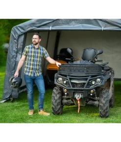 Shelter Logic Garage In-a-Box, Ca. B370/H260/T490 Cm -Garten & Außenbereich 6610430 WE MO 006 WeidezeltGarage