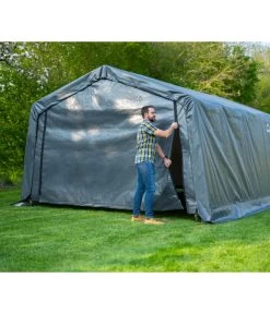 Shelter Logic Garage In-a-Box, Ca. B370/H260/T490 Cm -Garten & Außenbereich 6610430 WE MO 012 WeidezeltGarage