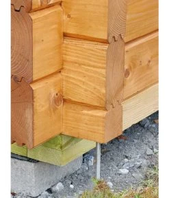 Wolff Finnhaus Gartenhaus Trondheim 70-B, Inkl. Seitendach Rechts -Garten & Außenbereich 6619217 WE DE 004 FinnhausGartenhaus