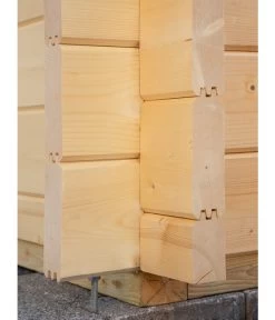 Wolff Finnhaus Gartenhaus Trondheim 70-B, Inkl. Seitendach Rechts -Garten & Außenbereich 6619217 WE DE 012 FinnhausGartenhaus