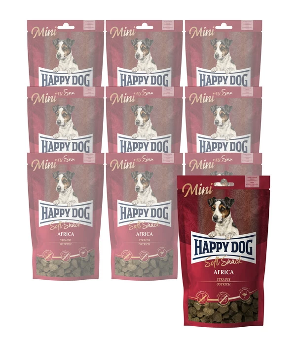 Happy Dog Hundesnack Soft Snack Mini Africa, 10 X 100 G 1 Happy Dog Hundesnack Soft Snack Mini Africa, 10 X 100 G