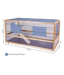 Skyline Nagerkäfig Hoppelgarden 120, Ca. B120/H70/T71,4 Cm -Garten & Außenbereich 6649990 WE BG 001 SkyNHHoppelgarden120