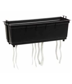 Siena Garden Kunststoff-Kasten Loire, Eckig, Grau, Ca. B56/H36,5/T19 Cm -Garten & Außenbereich 6655500 WE DE 001 PflanzgefaessCraonGraphit