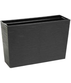 Siena Garden Kunststoff-Kasten Loire, Eckig, Grau, Ca. B56/H36,5/T19 Cm