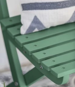 Dehner Klappbank Stavanger, 2-Sitzer -Garten & Außenbereich 6666465 WE DE 001 KlappbankStavangerGruenNEU