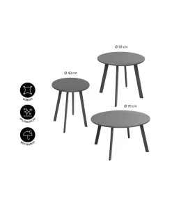 Dehner Kaffeetisch Lian -Garten & Außenbereich 6666705 6666713 6666721 WE IG 001 DehnerKaffetischLian