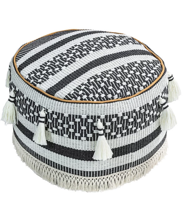 Dehner Pouf Livia, Ca. Ø35/H20 Cm 1 Dehner Pouf Livia, Ca. Ø35/H20 Cm