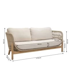 Dehner Sofa Portofino, 2-Sitzer -Garten & Außenbereich 6667901 WE BG 001 DehnerSofaPortofino