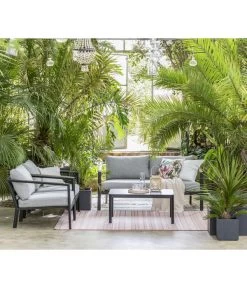 Dehner Alu-Lounge New York, 4-teilig 17 Dehner Alu-Lounge New York, 4-teilig -Garten & Außenbereich 6670954 WE MO 002 DehnerAluLoungeNewYork