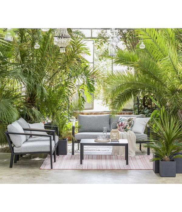 Dehner Alu-Lounge New York, 4-teilig 7 Dehner Alu-Lounge New York, 4-teilig – Bild 7