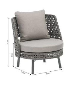 Dehner Balkonset Nizza, 3-teilig -Garten & Außenbereich 6670962 WE BG 001 DehnerBalkonsetNizzaSessel