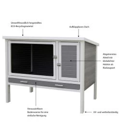 KERBL ECO-Kleintierstall Samy XL, Ca. B73/H116/T92 Cm -Garten & Außenbereich 6675466 WE IG 003 KerblNHEcoSamyXL