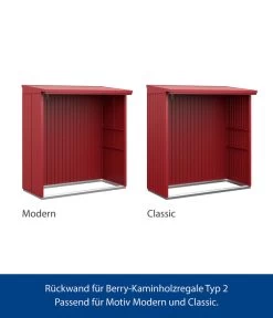 Hörmann Rückwand Für Berry-Kaminholzregal Typ 2, Ca. B188/H177,7 Cm -Garten & Außenbereich 6675649 WE FS 003 HoermannRueckwand