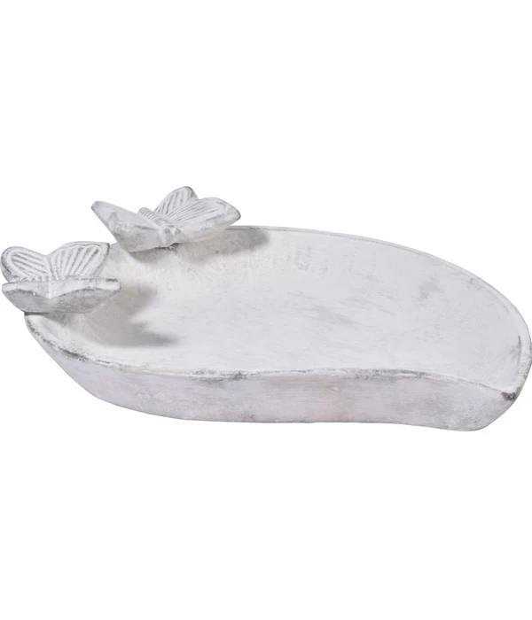 Dobar® Wildlife Vogeltränke Foglia, Keramik, Weiß, Ca. B37/H4,5/T28 Cm 1 Dobar® Wildlife Vogeltränke Foglia, Keramik, Weiß, Ca. B37/H4,5/T28 Cm