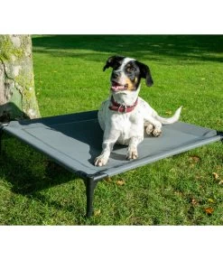 Dobar Petlife Outdoor-Hundeliege, Inkl. Sonnendach, Ca. B89,5/H86/T80 Cm -Garten & Außenbereich 6689806 WE MO 004 DobarHundeOutdoorLiege