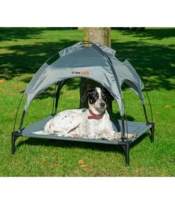 Dobar Petlife Outdoor-Hundeliege, Inkl. Sonnendach, Ca. B89,5/H86/T80 Cm -Garten & Außenbereich 6689806 WE MO 005 DobarHundeOutdoorLiege