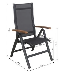 Dehner Klappsessel Chicago Wood -Garten & Außenbereich 6701817 WE BG 001 KlappstuhlChicagoWoodNeu