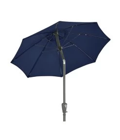 Dehner Sonnenschirm Vido, Rund, Ca. Ø150 Cm 10 Dehner Sonnenschirm Vido, Rund, Ca. Ø150 Cm -Garten & Außenbereich 6702997 WE FS 003 SchirmVidoDunkelgrauNeu