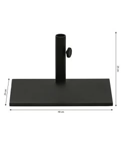 Dehner Balkonschirmständer, 20 Kg 5 Dehner Balkonschirmständer, 20 Kg -Garten & Außenbereich 6703573 WE BG 001 Balkonschirmstaender