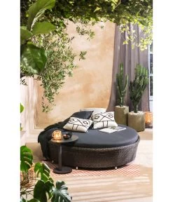 Dehner Beistelltisch Mika, Ca. Ø50/H50 Cm -Garten & Außenbereich 6704787 WE MO 002 SunloungerCalifornia
